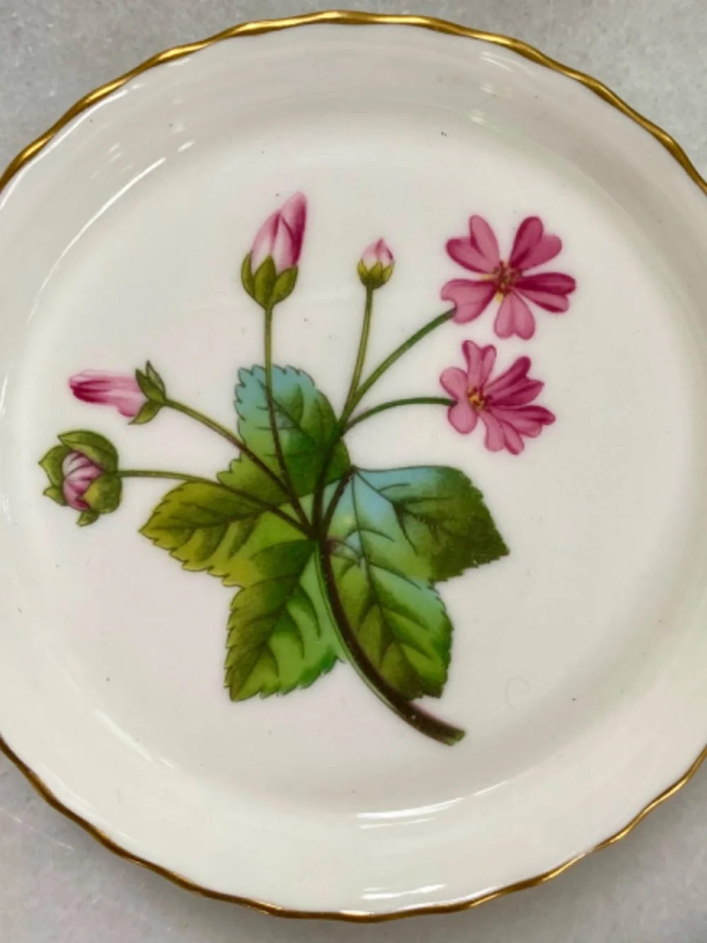 Vintage Minton Coasters. 2p, Bone China Dishes 